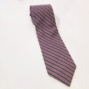 Brooks Brothers Makers Silk Multicolor Striped Neck Tie Business Professional